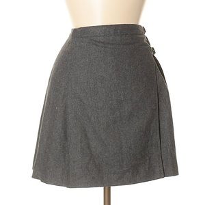 J. Crew wool pleated mini skirt size 8